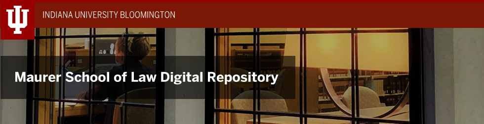 Browse by Author, Digital Repository @ Maurer Law