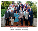 2016/17 Indiana University Maurer School of Law Faculty