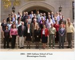 2004/05 Indiana University School of Law Faculty