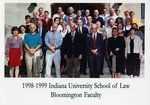 1998/99 Indiana University School of Law Faculty