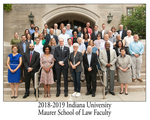 2018/19 Indiana University Maurer School of Law Faculty