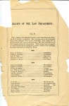 Alumni of the Law Department, 1844-1874 by Indiana University