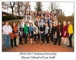 2016/17 Indiana University Maurer School of Law Staff