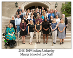 2018/19 Indiana University Maurer School of Law Staff