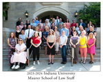 2023/24 Indiana University Maurer School of Law Staff by Maurer School of Law - Indiana University