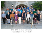 2025/26 Maurer School of Law, Indiana University, staff group photograph, 2022, 2023 by Maurer School of Law - Indiana University